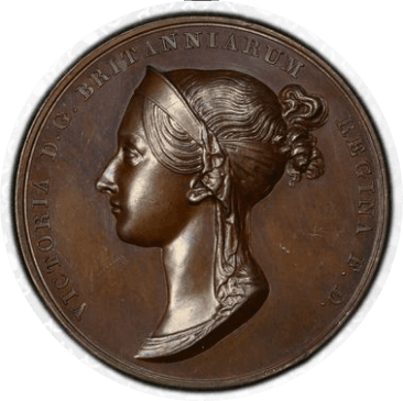【SP64】1838年 イギリス ヴィクトリア女王 戴冠記念 銅メダル SP64(表)